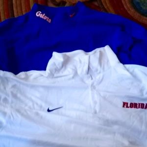 2 fla gator long sleeve shirts white 3xl blue 4xl......size not listed on site?